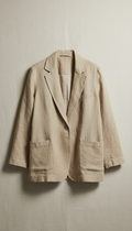 Oat Linen Relaxed Blazer
