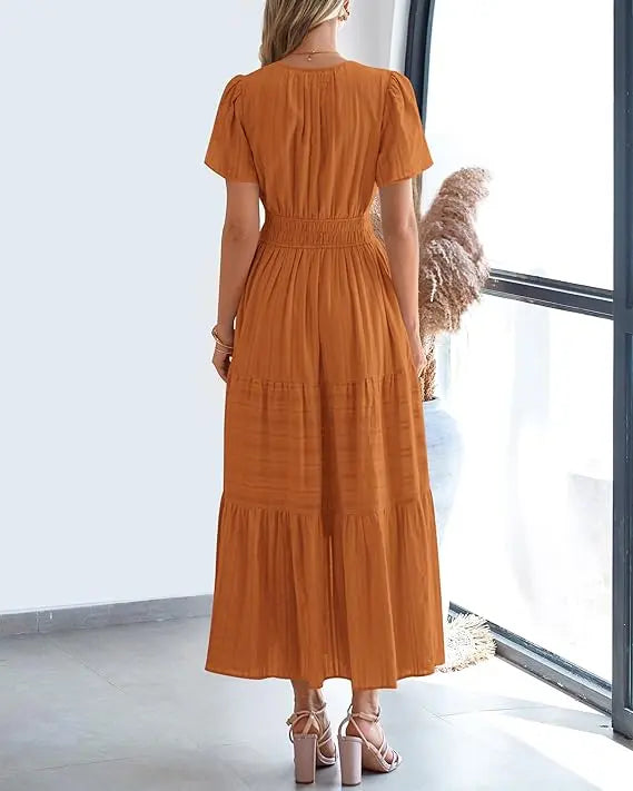 SummerEase Casual Maxi Sun Dress