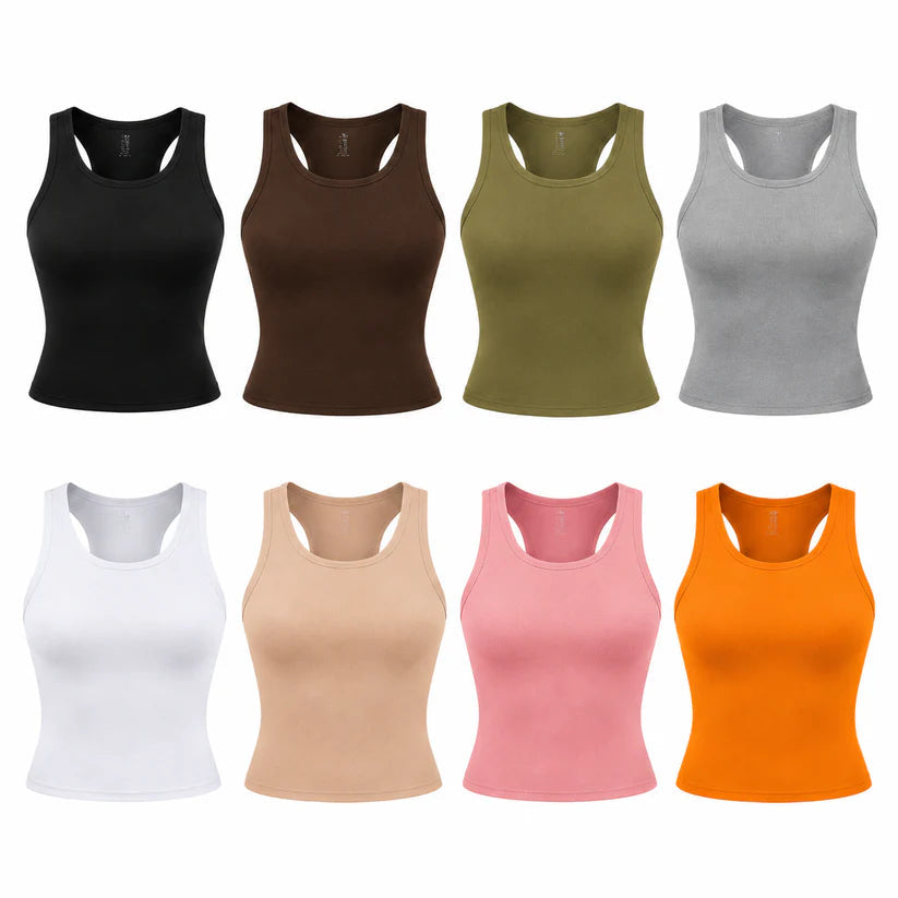 Everyday Ribbed Built-In Bra Tank